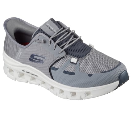 Skechers GLIDE-STEP PRO - Herren / Rutschfeste, antistatischer Arbeitsschuh, SR Slip-ins für lange Arbeitstage